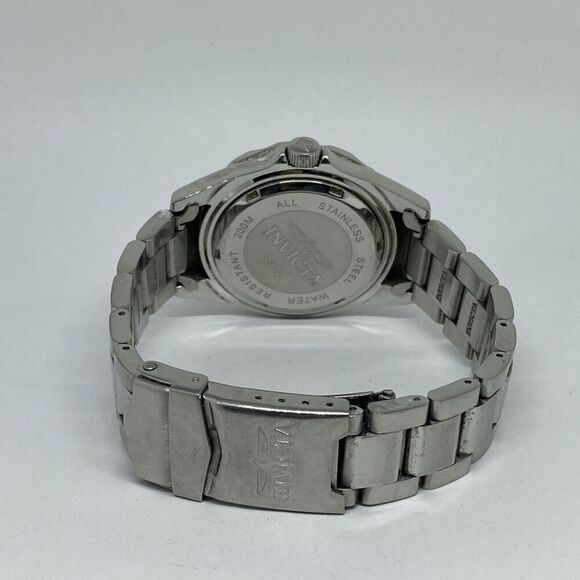 Invicta Pro Diver 8932 Men Silver Stainless Steel Analog Dial Quartz Watch RQ583 - Picture 10 of 12